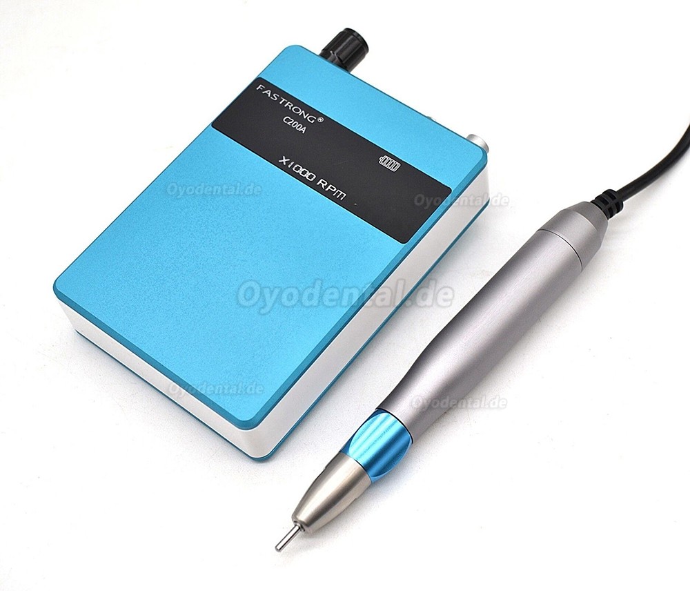 FASTRONG C200A Tragbarer Dentallabor B&uuml;rstenloser Mikromotor Elektrischer Polierer mit Akku